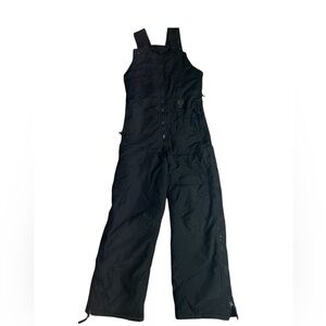 X1- Ladies Small Bib Snowpant Black Overalls